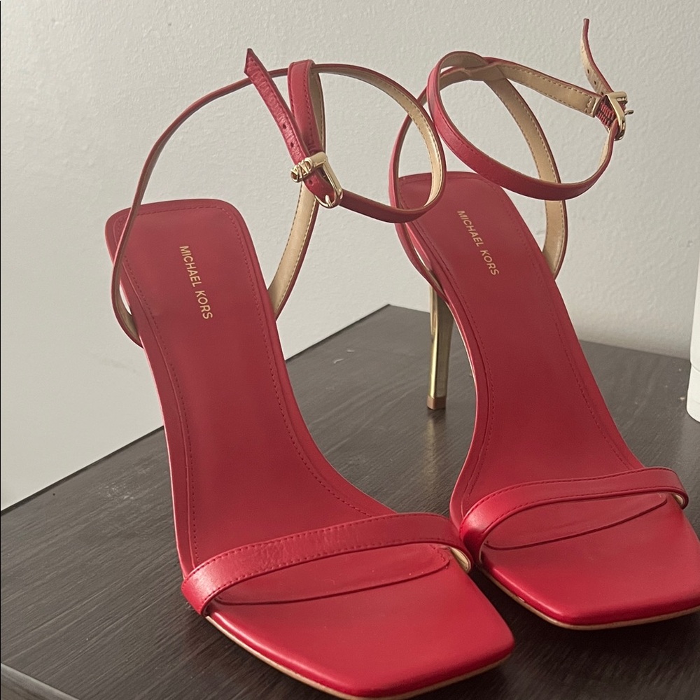 Michael Kors Vibrant Red Heels